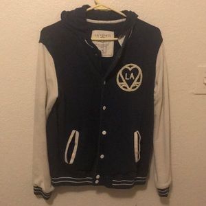 Thin letterman jacket